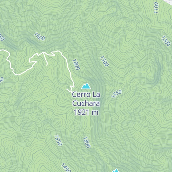 Map of Cerro La Cuchara