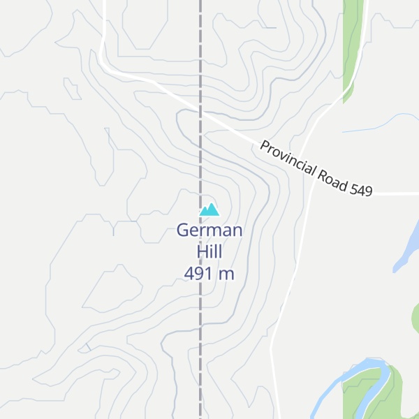 Map of German Hill