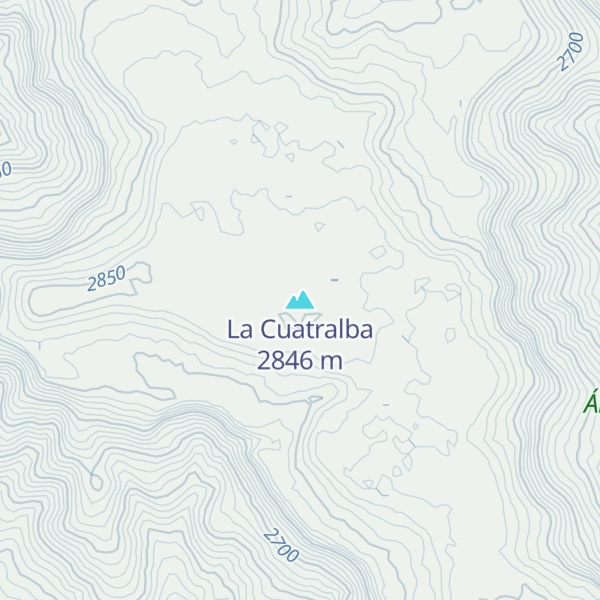 Map of La Cuatralba