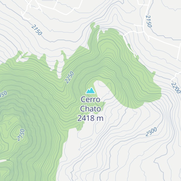 Map of Cerro Chato