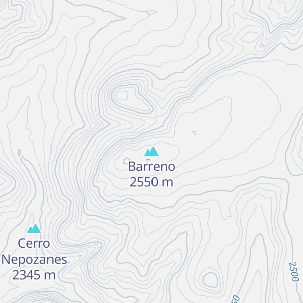Map of Barreno