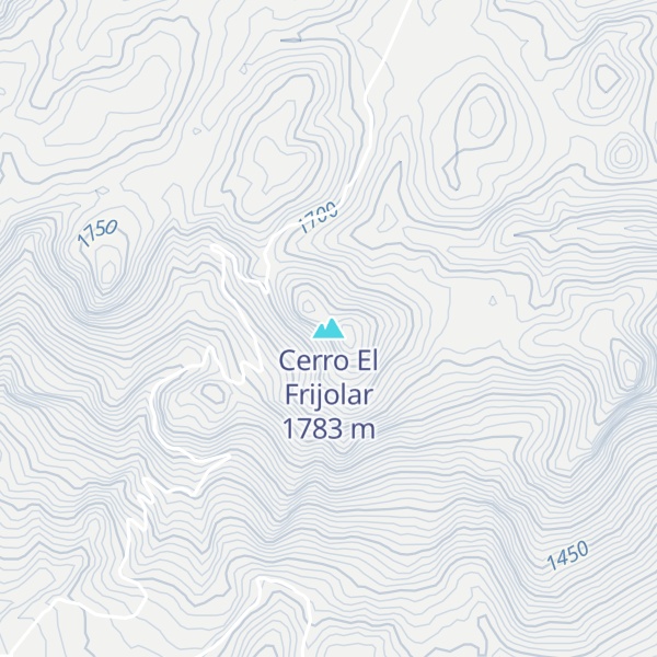 Map of Cerro El Frijolar