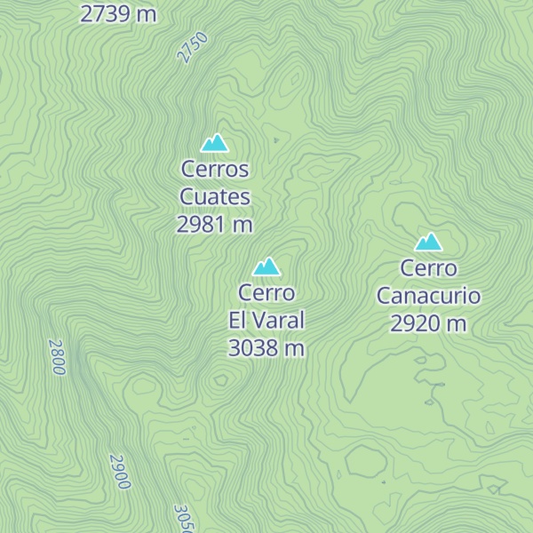Map of Cerro El Varal
