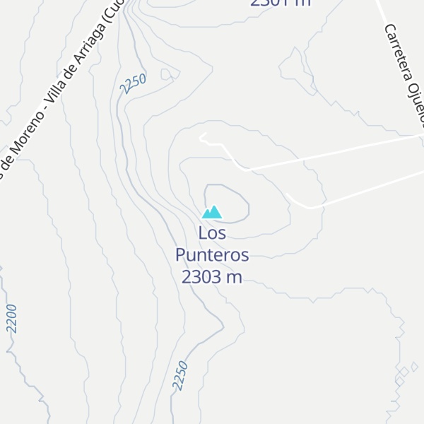 Map of Los Punteros