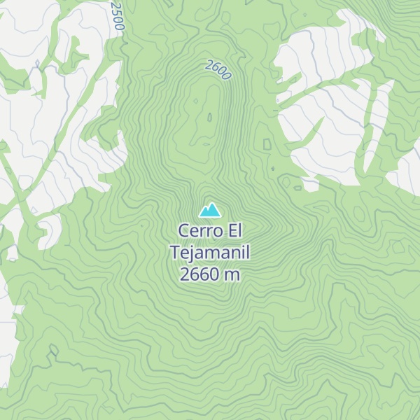 Map of Cerro El Tejamanil