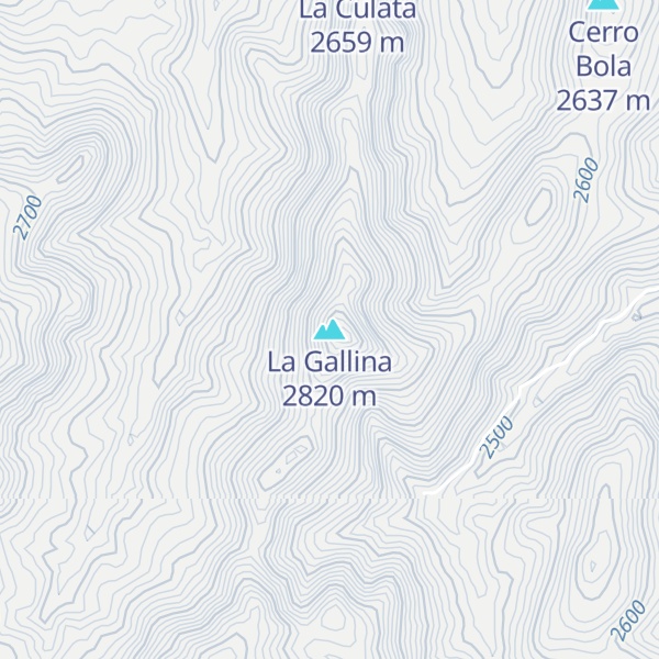 Map of La Gallina
