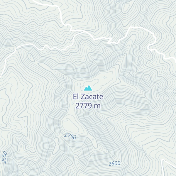 Map of El Zacate