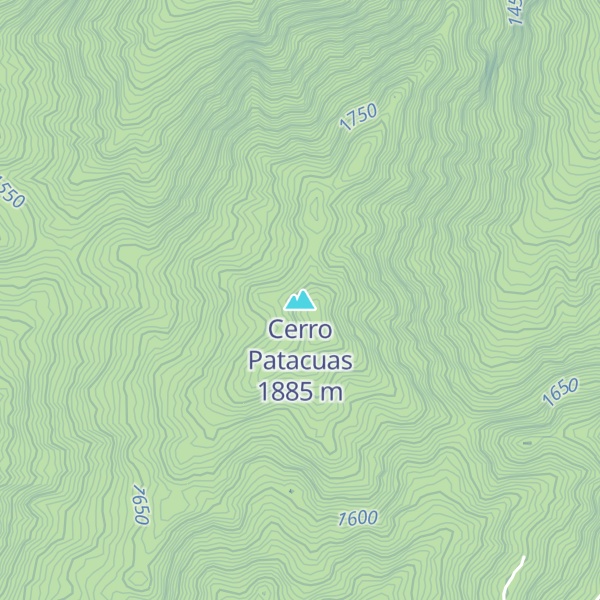 Map of Cerro Patacuas