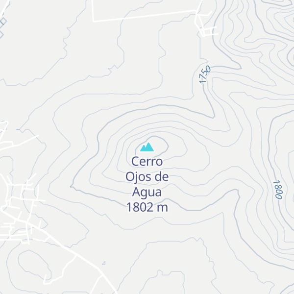 Map of Cerro Ojos de Agua