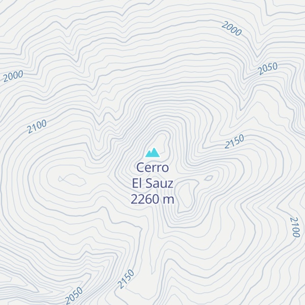 Map of Cerro El Sauz
