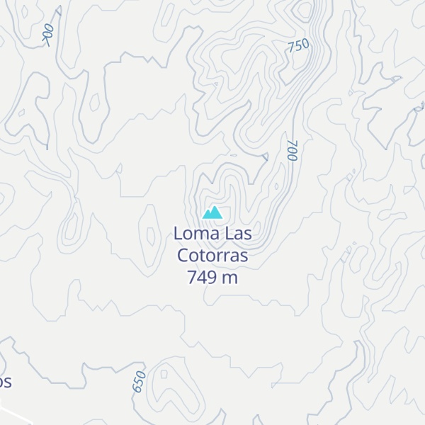 Map of Loma Las Cotorras