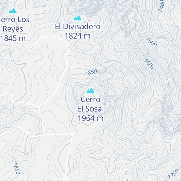 Map of Cerro El Sosal