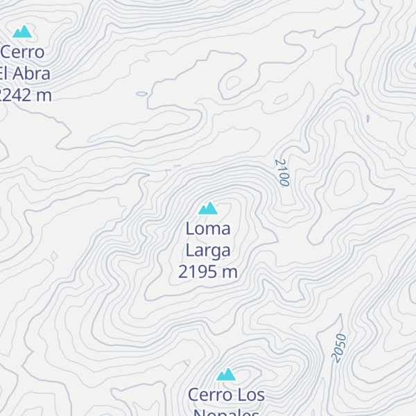 Map of Loma Larga