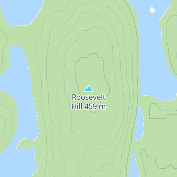 Map of Roosevelt Hill