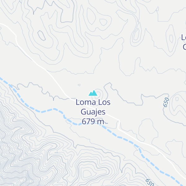 Map of Loma Los Guajes