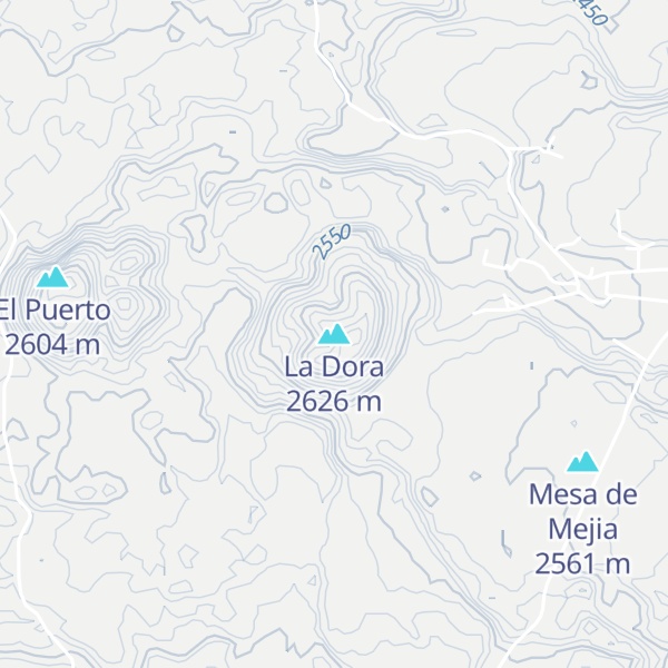 Map of La Dora
