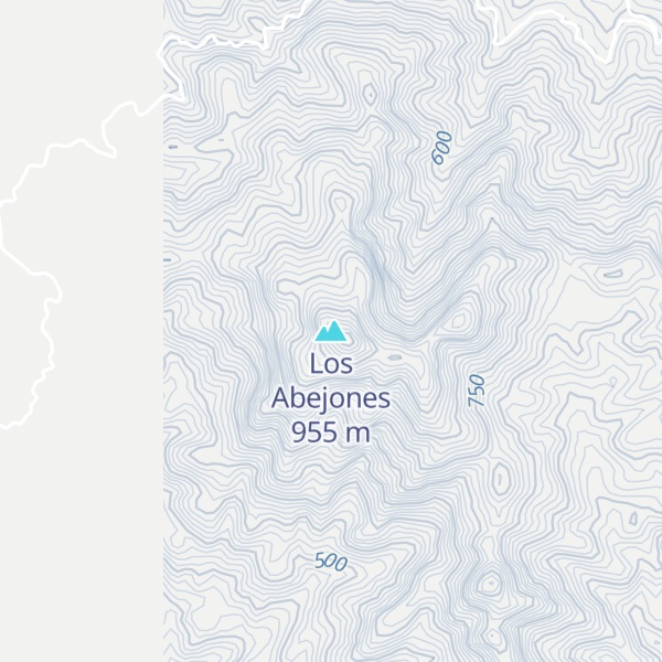 Map of Los Abejones
