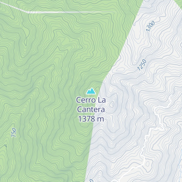 Map of Cerro La Cantera