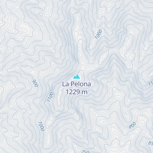 Map of La Pelona