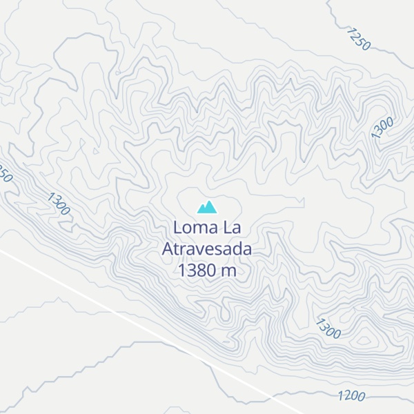 Map of Loma La Atravesada
