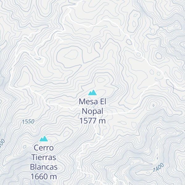 Map of Mesa El Nopal