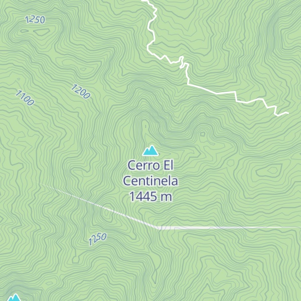 Map of Cerro El Centinela