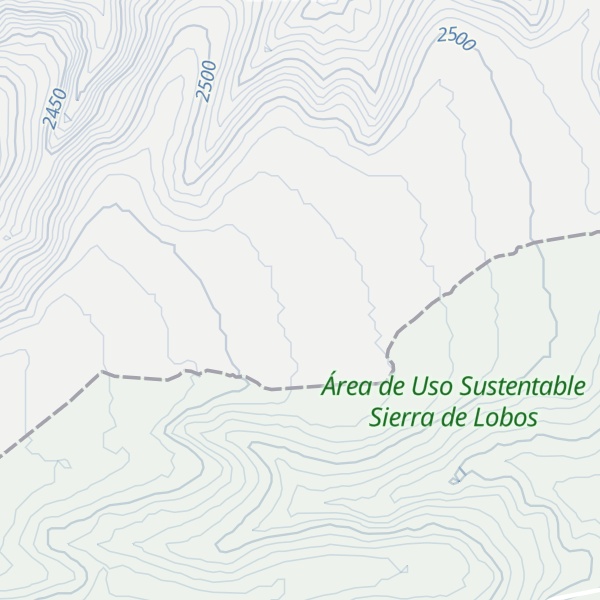 Map of Mesa Laguna de Los Caballos