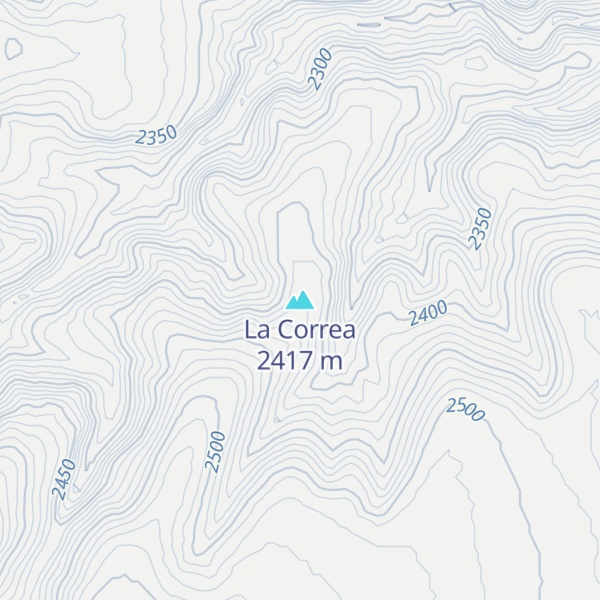 Map of La Correa