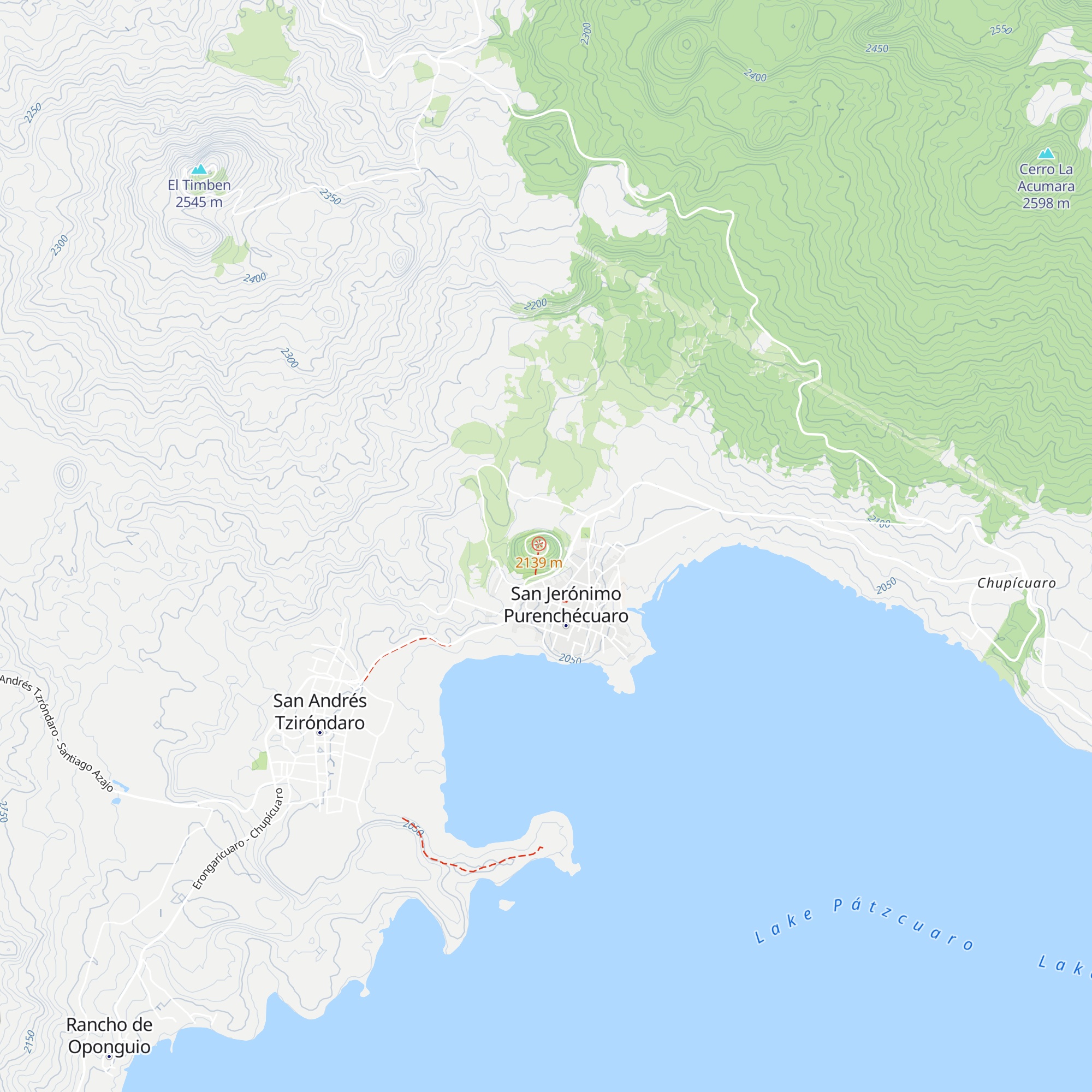 Cabañas map