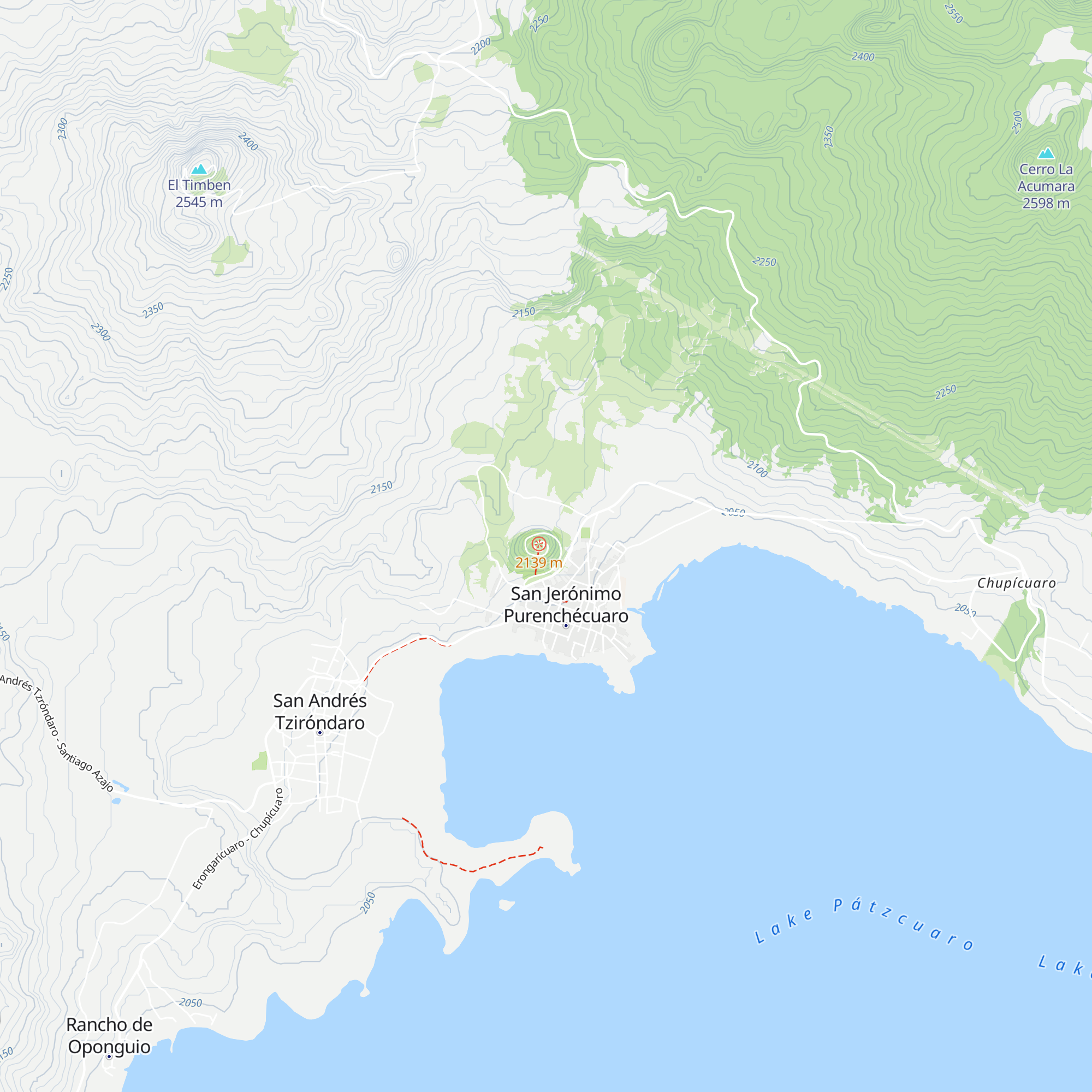 Cabañas map