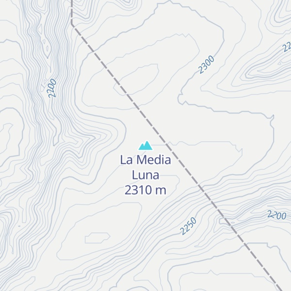 Map of La Media Luna