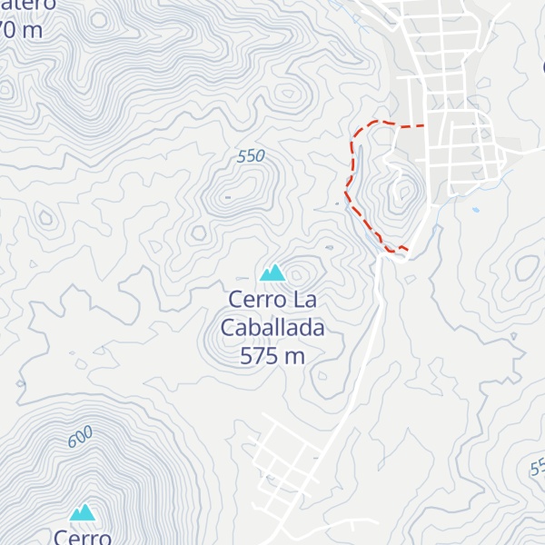 Map of Cerro La Caballada