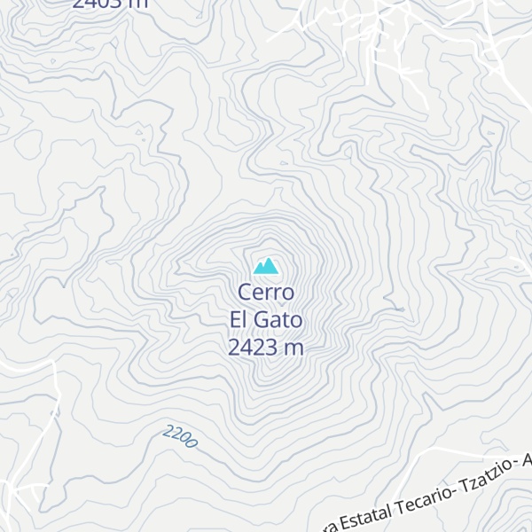 Map of Cerro El Gato