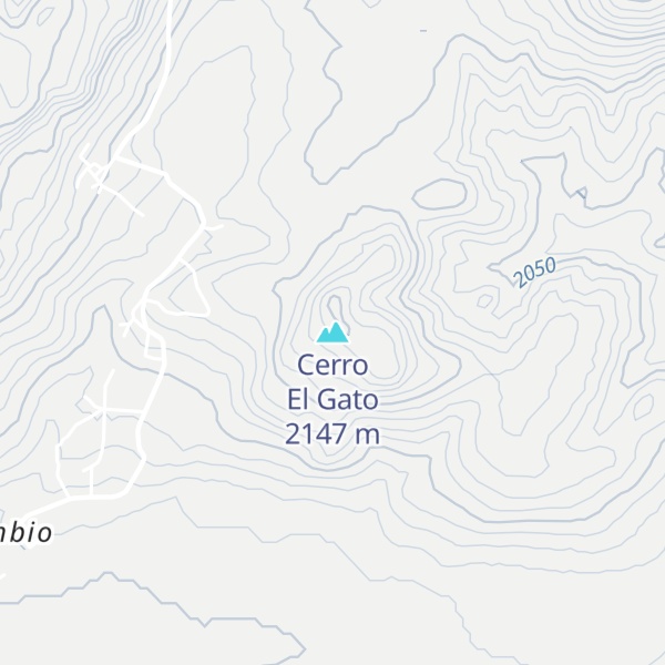 Map of Cerro El Gato