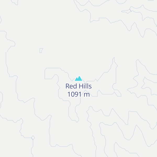 Map of Red Hills