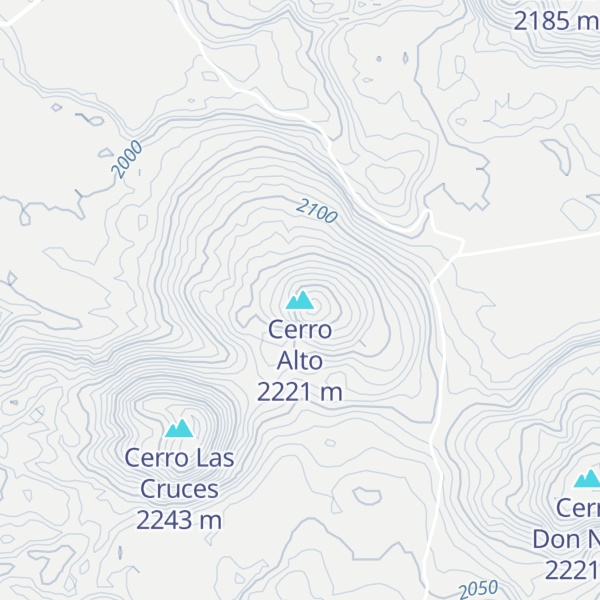 Map of Cerro Alto