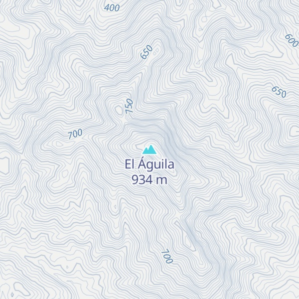 Map of El Águila
