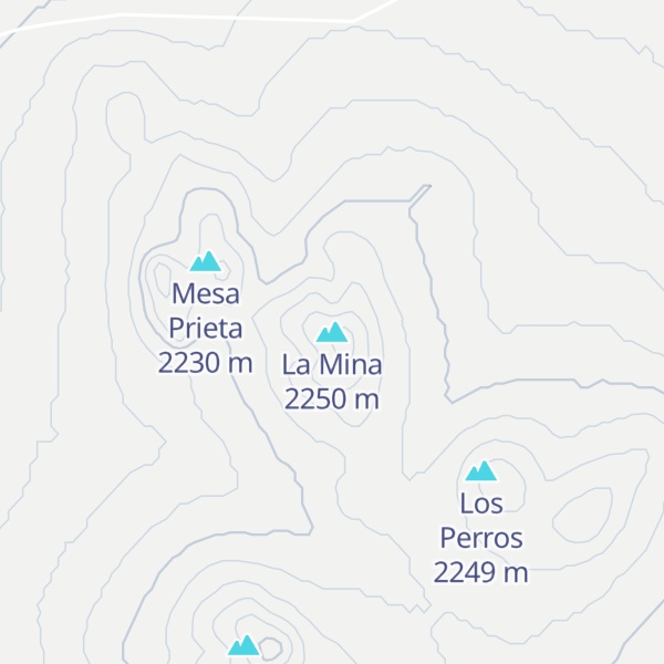 Map of La Mina