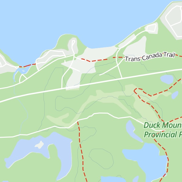 Map of Duck Mountain