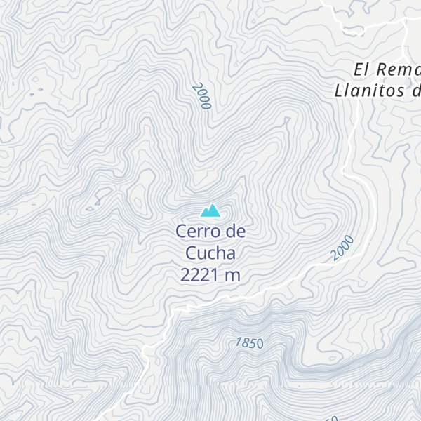 Map of Cerro de Cucha