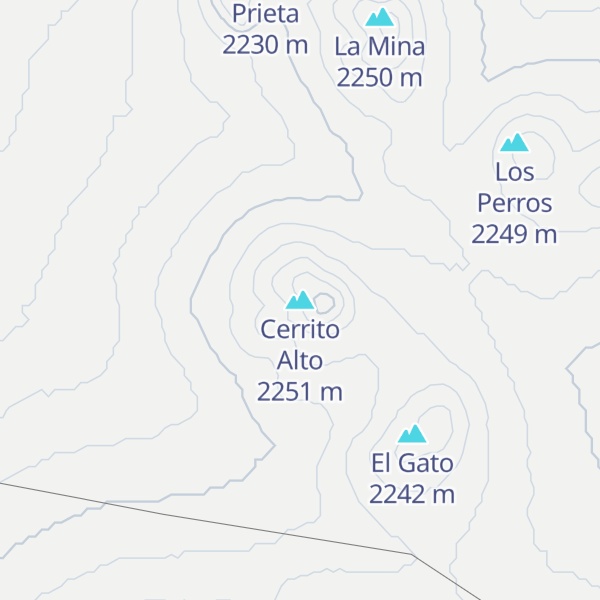 Map of Cerrito Alto