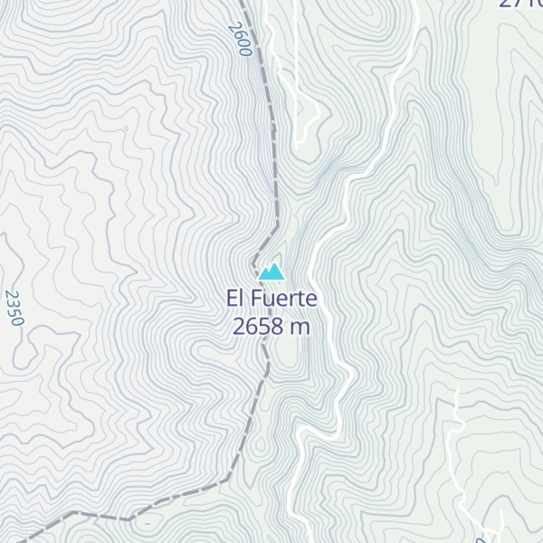Map of El Fuerte