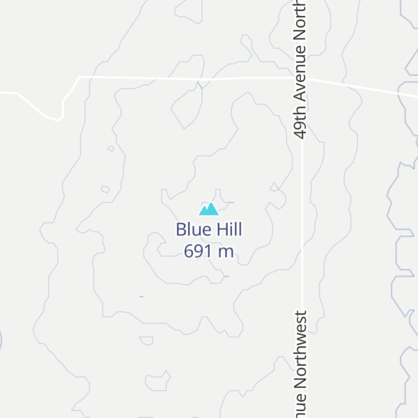 Map of Blue Hill