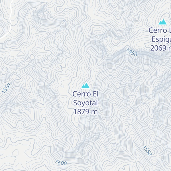 Map of Cerro El Soyotal