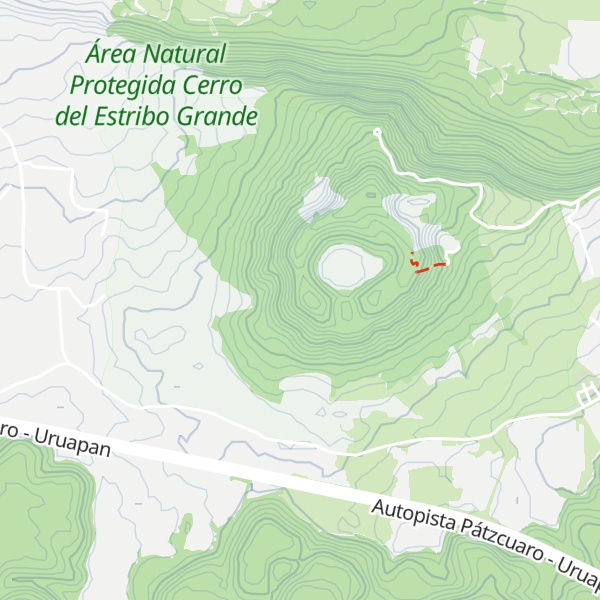 Map of Volcán El Estribo