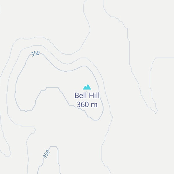 Map of Bell Hill