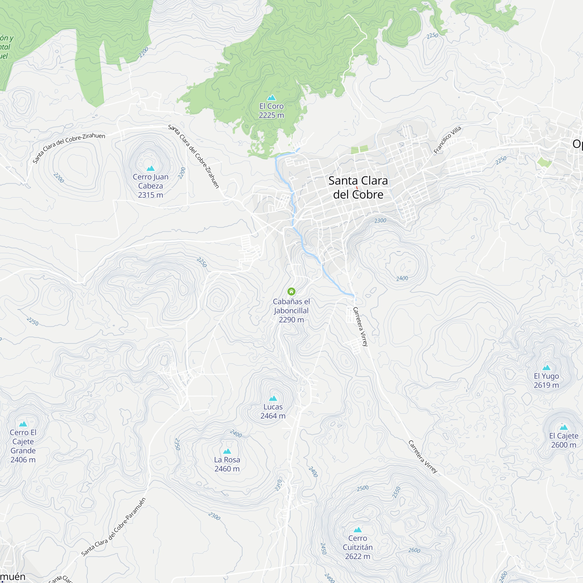 Cabañas el Jaboncillal map