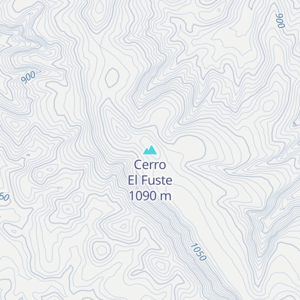 Map of Cerro El Fuste