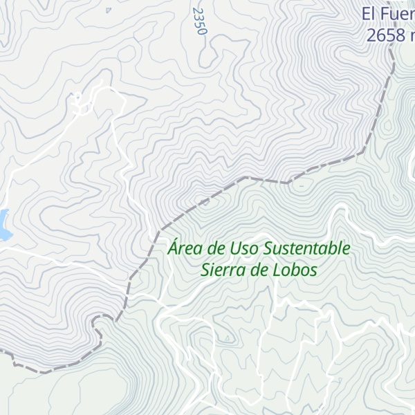 Map of Cerro del Aire