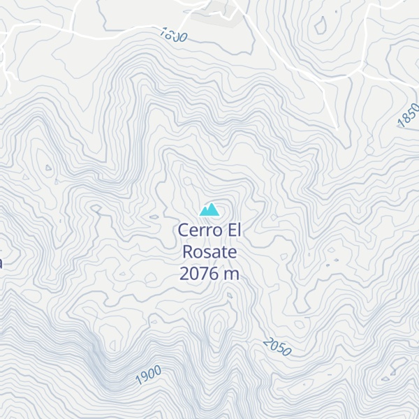Map of Cerro El Rosate